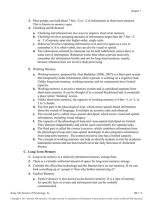 Comprehensive Guide to Memory Processes in Psychology: Encoding ...