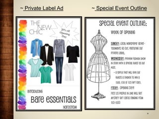 ~ Private Label Ad ~ Special Event Outline
 