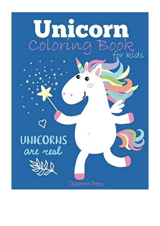 Unicorn Coloring Book For Kids Dylanna Press Magical Unicorn Col