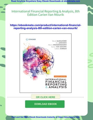 International Financial Reporting & Analysis, 8th Edition Carien Van ...