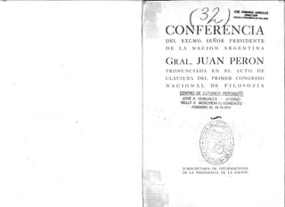 1949 conferencia gral juan peron