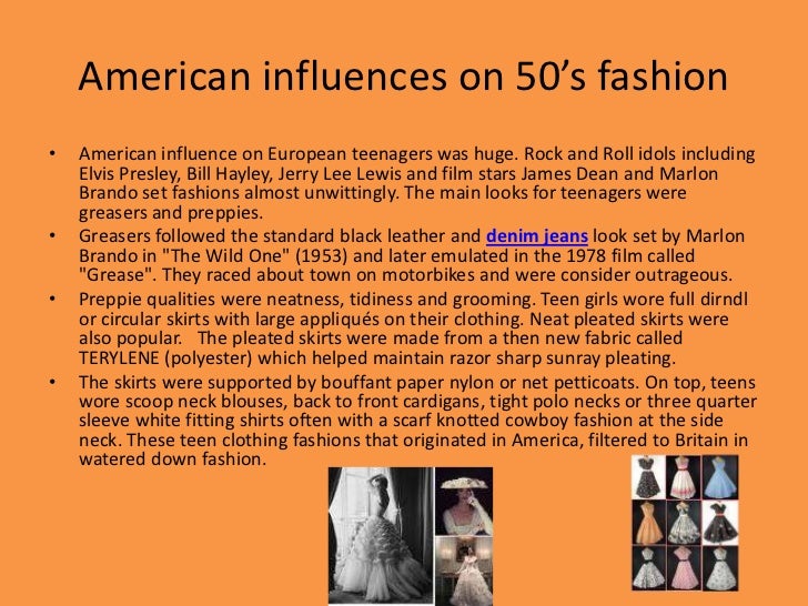 Influence of fashion on youngsters