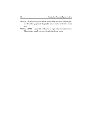 19541603 handbook-of-mechanical-engineering-terms | PDF