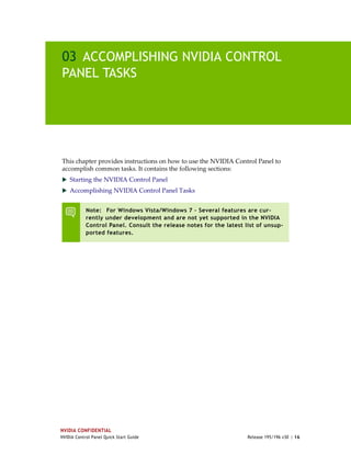 Nvidia Control Panel Application Task 196.21 nvidia control_panel_quick_start_guide | PDF