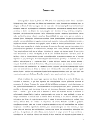 [1960] Clarice Lispector   LaçOs De FamíLia