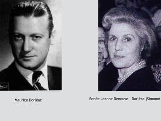 Maurice Dorléac Renée Jeanne Deneuve - Dorléac (Simonot)
 