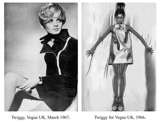 Twiggy, Vogue UK, March 1967. Twiggy for Vogue UK, 1966.
 