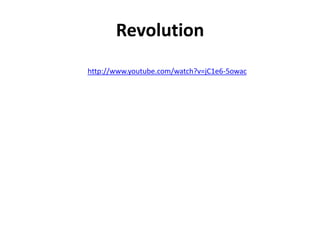 Revolution
http://www.youtube.com/watch?v=jC1e6-5owac
 