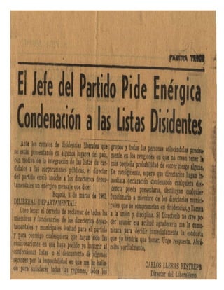 1962 colombia politica 
