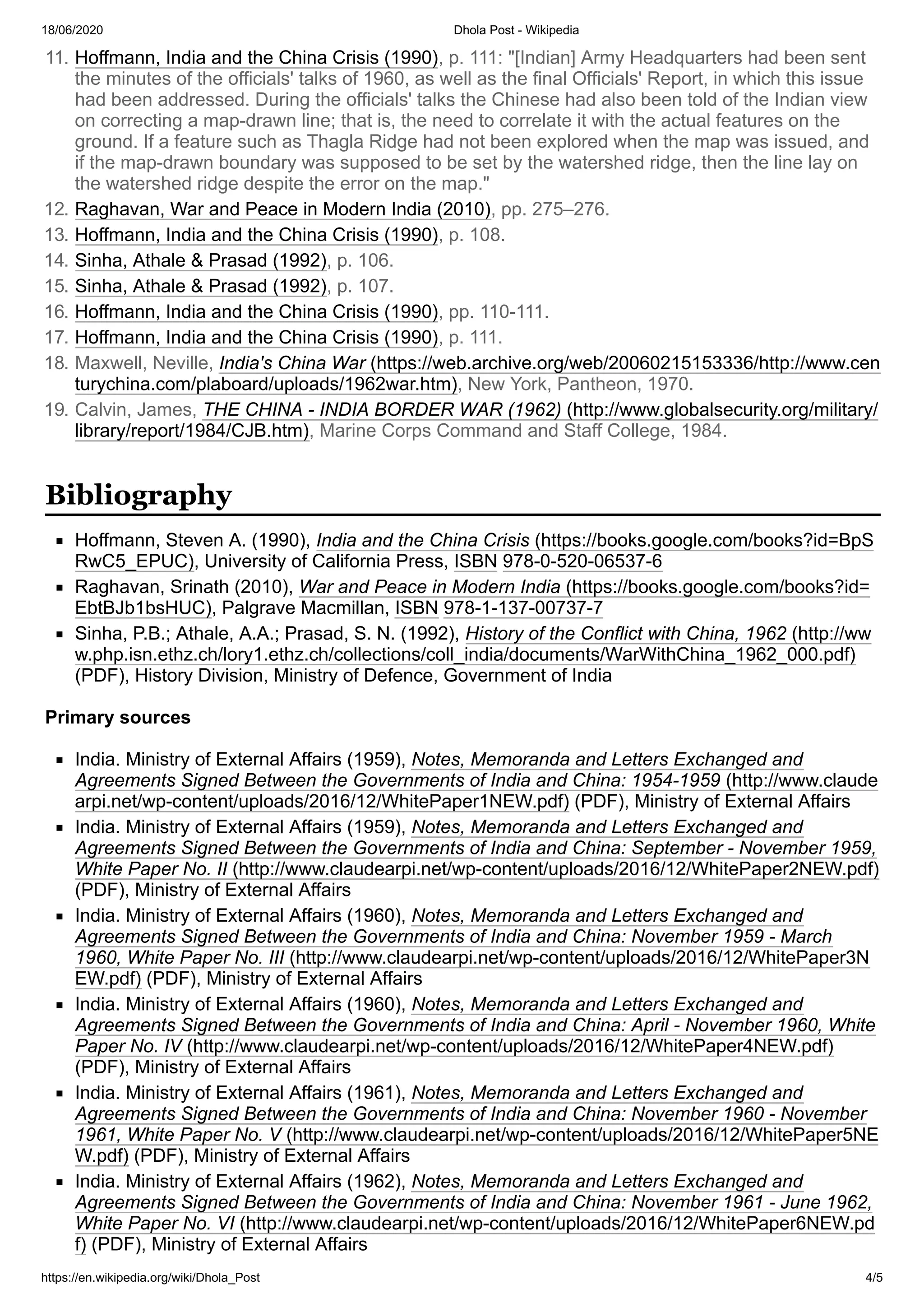 1962 dhola post | PDF