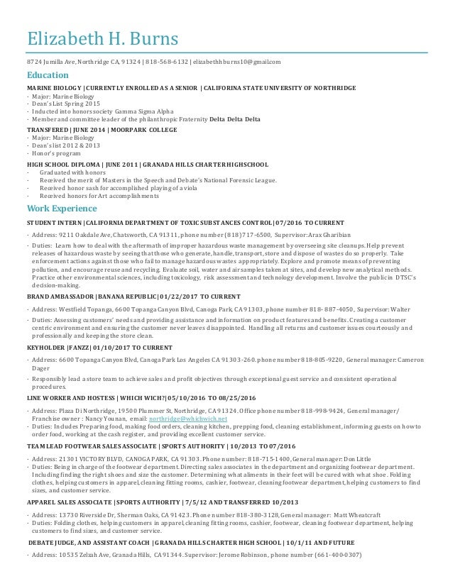 banana republic sales associate duties