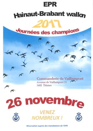 Journée des champions ERP Hainaut-Brabant Wallon