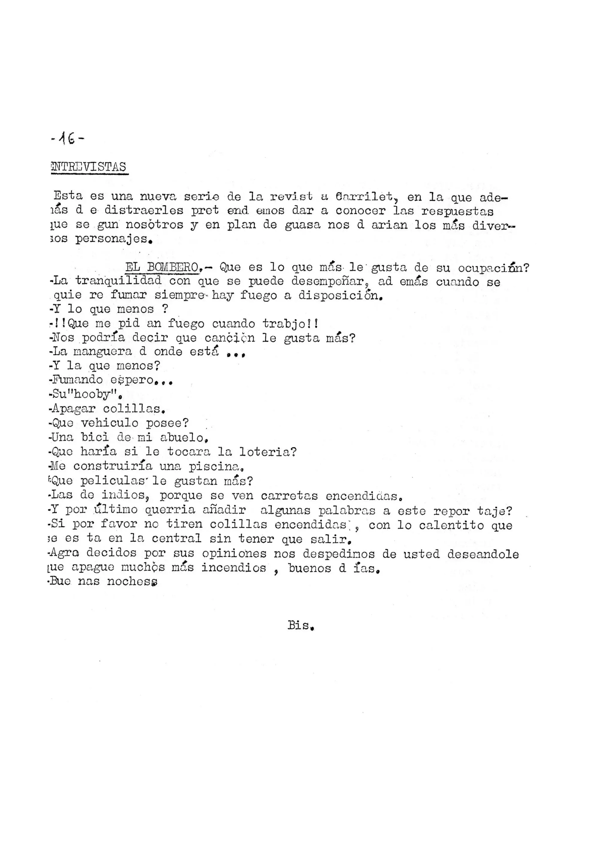 Carrilet diciembre 1967 