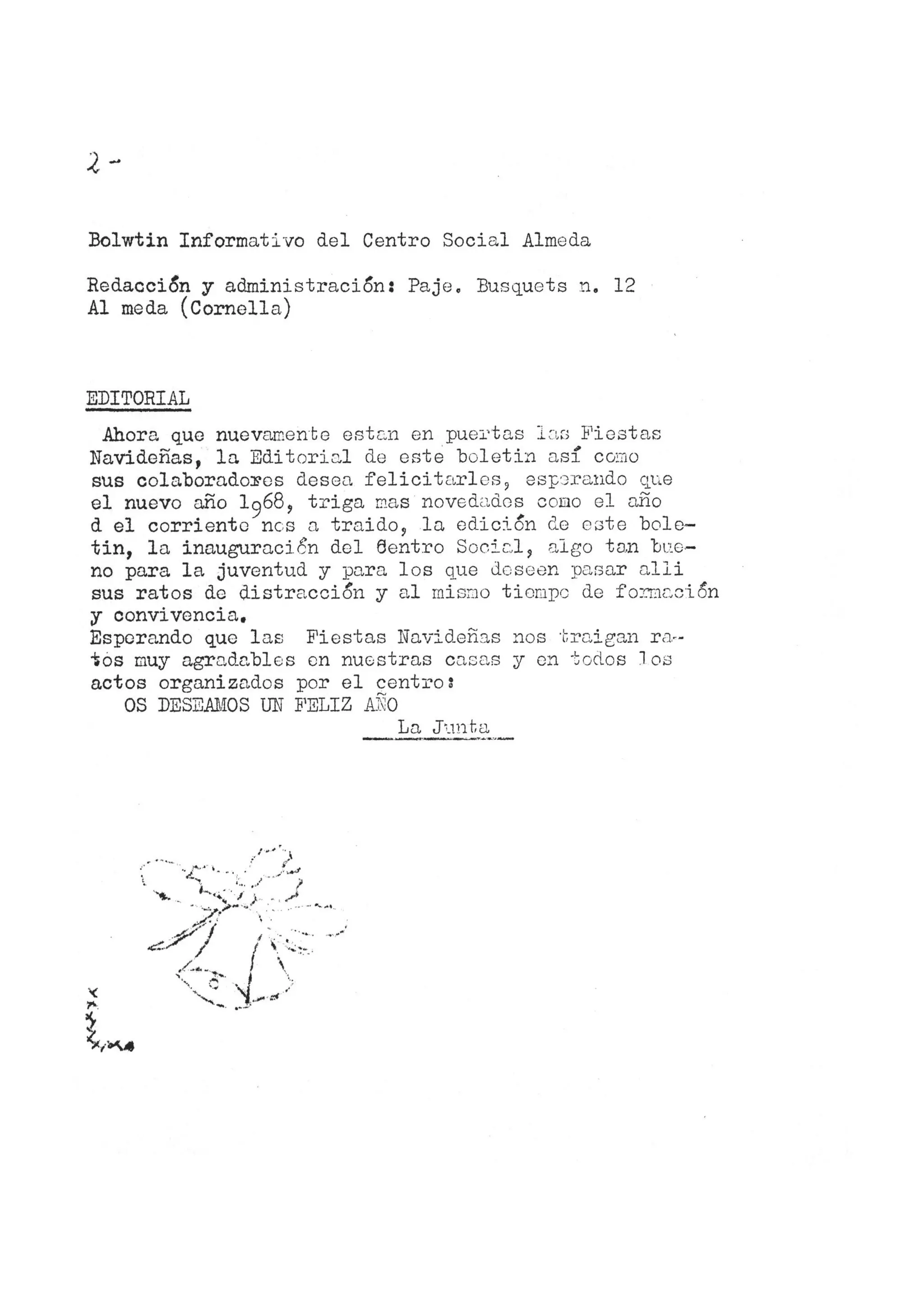 Carrilet diciembre 1967 