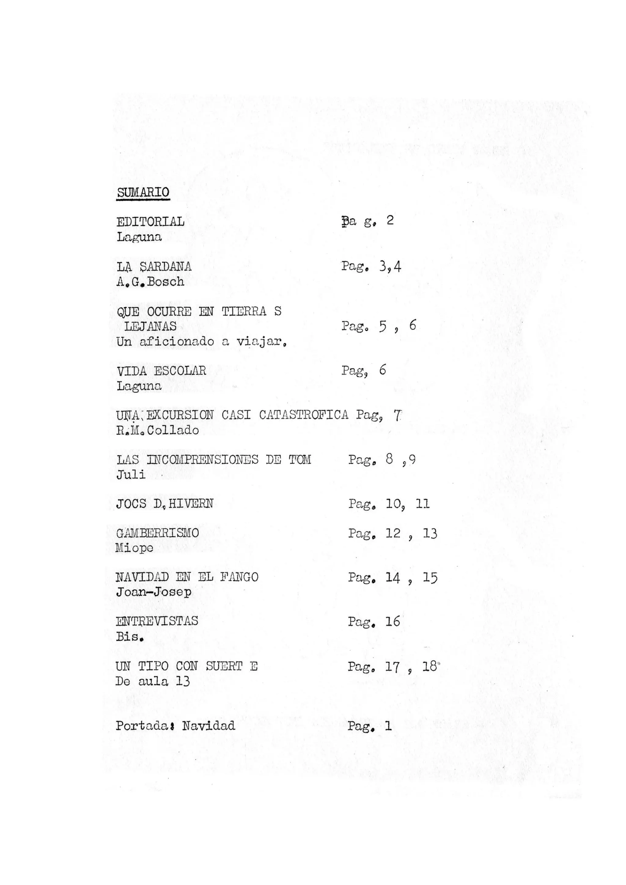 Carrilet diciembre 1967 