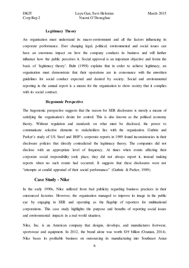 essay of business environment