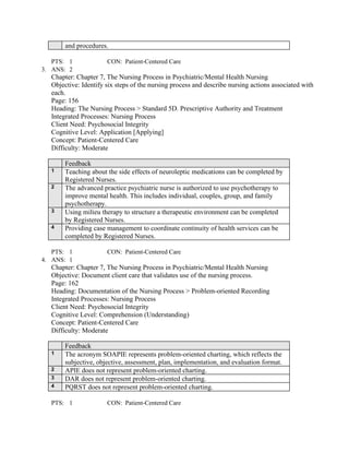Essentials of Psychiatric Mental Health Nursing 7th Edition Townsend ...