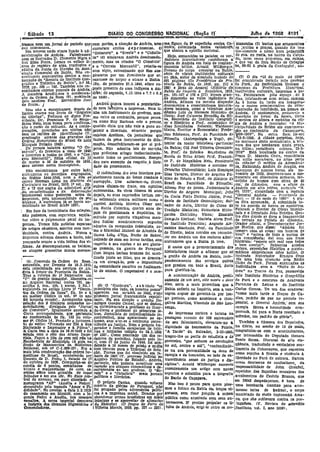 f Sábado 13 DrARIO 00 CONGRESSO NACIONAL: (5:'9[0 1)' 'JuTho de 196B 4191'_
fe::::::::c::::- • . ~~
'tramos nem um jornal do período queiram .porém, a atenção de Andréa, nem ma. figura da 3. expedição contra ca':j'riumentOa (7) bustos que orllllmental1l '
'ÕlDS interessava. . , ' causaram' e[j~itas d e p r Imentes, O nudos, culm1J:lad! _numa lJatãstro,re, o~ ~!l):iinse praças, quando êle ,tem.
Em museus Dada vimes Ilgado à ad- "Guiacuru" a. "Sovela" e o "Ca15alls- que abalou a oplnlao nClona1. tüo-sõmente o nome n~m ,pedacm11b
rnlulstraçiíll de Andréa. Palest:nmos, . dré d b d Hoje 'esmaecidas 'as paixões os ver-I de rua, ou ruela, no baírre di Calça-
com os'üusíradoa D. Clemente Nlgra. eJta.' (6) atacavan: An :- esa usa a; dadeirés htstoríadcres emolduram a da. (com casas pequen.as. em ruínas,
frei Elias Ferro. Lemos os velh~s li-Imente, mas os Citados O Comércio fJgUra. de Andréa. em ha.lo de respían- e que vai da. Rua. BllIlltl de Coteglpe
':;11'1'05 de registr:J de atas, !csolUçoes,e e o "Correio Mercantil", rebatia-cs descente brüno. Arna1d Wildbergõr, ns, 00-92 ã. praia. do Cv.nb1.galo), an-
oficios da. Junta. da DlrC
1aO ~~ AsSO- com vigor estranhando que êles sua- Decano do corpo consular na Bl'hia, .
'clal)üo comercía! da Ban a. ao en-., • .p síd t . sócio de varras .instituiçãe:! culturais '
contramca manu~critos dent.re a. enu- Pl~assem por um:resl en e qu~ ~r- 1l'J pl.Is, autor de alentado tratado de (7) O dia "13 de malo de 1936"
meração da: "ReVIsta do InstItuto Geo- rancasse do torpor e atraso ti Bllhia. 861 páglnas (Os Presldf!1líes da pro.' fol ccnsiderado feriaêlo pelo .govêrno
grúiJco e Tistórlco,da 13;:i;la'" ~.9 55, (Ex. do primeiro 27.5,1846, sõbre su- vlnela'da BaMa, de.19~9, pp. 2'IZ a do .Pará. As festlvitiades 'tiveram o
1(J29, pp. 585 - 746. Ta 1 am nAuodcén- posto presente de uma Indígena a An- 2110) e Braz do Amaral (Histôríar dalconcurso da Prefeitura Munl"lpal,
centramos objetos pessoa s e n r a. 'v. ' ~ - Balda do Império à Re]JÚblica. 1923, 1nstlt.uições culturais, imurensa e po'
A memória acudíu.nos a condecora- drea., do segundo, 7.1~,1844 e 7.''1 e 6.8 pp. 161-167 e 176 e 177) deram grau-Ivo' Perduraram pClo êspau() ,ds II
.,,>lo da Ordem da Rosa (5), ~ostradll; de 1846). de dimensãll ao vulto iellendlirio de dias ,JnicJando-se com missa. campal,
pelo saudoSO Pro!. Bernardmo Jose '~. , , ' , Andréa. Afinam no mesmo diapasão Às 5' horas da. tarde era Inaugura>
de S:luza. J Andréa upca buscou a popularlda- documentos e consciencíosos histvrla-l!1o o marco comemorativo da reluI-
Mas não a. encontramos, depol:l de de nem lis njeou a. ímprensa, Ne11L ti- dores bala':Y.'~. como o ti!.lenÍilJso Aca- plantação da legalldade, na PSSSIl~ de
ligeiro exame nos livros de "Registro nha um instrumento de [lovérno, mes- dêmleo LUIZ de Meneses M~llte!l<1 ~a I Andréa. O monumento, C()l1S(}Il.'1,,~ li
-de Ofcrtas~'. Pedimos ao digno Fre- mo entre os contrários porque pensa. Costa: José calas~ns ~r~ndao da S1l-,'d<:SCrIÇãO de torna; da ép,oc', tinha
13idellte, Dl'. Francisca P. de Maga- ' Q _ Vil., Secretário do lnsututo Ge<;lgráfi. 4 metros de altura. e embaixo rla ctt-
1h1les Neto, num busca paTa conrtrma- va. como R;uy Bar~sa velo a pensar, cÇl e IDstórlco e Prof, cateêrátícn de gie de Andréa a ínscrfcão: "A Mu__
'"ão e razão do extravío. As 4 conde- quando dísla que nao vale a pena su- duas facuJdades federais; Waldemnt nlc.lp&)idade de Belém em comemora-
corações, g'3nrda.das em V,itrlI!a. não primir allberdade, somente porque Ma.tos. Escrltor e Economista: Frede- ~.o. ao centenário da Ca!Jall~~e'l'!,
item os cartões de identlflca.çao (';T. existem Ar.etlnos Os Jornalistas que rico Edelweiesi Prof. da Faculdade d~ 836-1935". Na. ,outra face, Ila-set
'graduação através das gravuras- nas f •• d Q 'i t to d di! Filosofia. (Antropologia. t; Tupll de- . 3-5-1936. A cidade perpétua, hoje,
Ordens HonarijícclS do Brasil de Luiz asram a p_na. os rumen e a.- . . ' no mármore dêste monumsnto, abra-
~llrques Foliano 1943>. . mação. desacreditavam-se por sI pró- tentor da. maior blbliote~a'partícular vura dos que tombaram nesta pTaçn.,
.. De j,:lrnals ba!anlls a.penas "O Co: príos, Não admitJa leis de exc~ção. da. Bahia.j Cid José Te!xe!ra. C~,valcan- na últlm.:. l'eslstl!ncill cabana. 13-5-
mércio", de !7verelro a smll.4G
lo de"c184o que poderiam atíngir Jndlscrirnlnada- te•. Prof:' de Estuclús Brt,cl.!elros da. 1931" Está localizado DO cent,ro da.
e icl'ere!r<l a 3unho de 1 '. e P or- t t ' . ' Escola. de Bolas Artes' f'r:lf Francis- Praca D. Macedo Costa, remml.elada
relo Mercantil", fôlha. ofiCia. de J2 men e. odos os proflssJonalS. Sempre • _' ' . em 'cstilo mllraioâra, no llitgo porto
ê(e março a.' 30 de outubro de 10-16, deu ra!o, exemplo de respeito" à llber_ co P. de :Magalhães Netl>, Presl<lente :1i~ cldadlX" O m~dlco da Acroni:l,!"
IIDllS mesmo assIm Incompletos. dade do pensamento. do ~nst1tuto HlstórJco e .membro do ca, RaJmundo Andl'éa de Aragão. em
.Nlía enéonttamos por outro lado, _ " I , COnselho Universitário: Luiz Henrique pr.s~llge!n de poucas Jloras, em -no-
carIcaturas 01 desenh{ls engraçadas; , O radicallõ!110 dos scus immlgos pos- Dias Tavn:res, Diretor do Arquivo PU- vsmbro de 19GG. dessreveu-nos, o l1'10'
do tHênio 1844-1846, llem ! ~l~s se slvelmente nascia do tenaz Combate à blico do Estado e Prof. de llistõrJll d) llumento em dlm-ensoes me~ores. me-.
[fefere Hermnn LJma na Hlstcma da oJrrupção. Uns achavam-ll<f tirano. B n d -c- ld· d d FIl' fi • dn1!!ão de bronze com cê.ca de 45
Caricatura 710 Brasíl, 1963, 19 vaI.. pp.. ' _ ras ao ..-acu a e e 0.0 a, Icm. de diâmetro, com a "Jlgle de
.~~ e 73 que cogita da admirável Ir!e outros diziam-no fraco,· em olllnioe;; Afonso Rl1Y de Souza. Jurisconsulto e ~dré~ em alio rclêvo" Ils:.ln:uJo "N,
_da ca1'llcterlzaciío e .da deformaçao extremadas. Se vivos :ôssem 50 anos DIretó!" do Arquivo Municipal; J'eM ~á 1906", cIrcundado com a Ip.genrlll
Idntencional como ~oo.ero~a arma da. depois. as suas exprcssoes terlll.m cel'- da. Cosia Pinto D~nUlS Júnhr, l:'('e~i. Gll?eral Andréa. - pm5!~e"l~ ,do
imprensa. pela. unlVers?,lldade de seu to valimento contra. milItares como o d' t d ... t't t G "'crl 'S 1 Pnm:- 13 da mo.to da 1836 A" [I,a-
'nlcance A caricatura. já se havia u?- • . en e o ~llS" U o ene=o" co. 11 - ca fora arrancada. A solenldMie Ie-
'tnbilizado no 13rasll dcsde-1837; cOl'onel Antonio Moreira Cegar que. vador. da Avl1a, Diretor do Curso deve na guarda de honra os escote;r'JS.
,. Em f ca da Inexistência das coleções em Santa CatarJna., quatro anos de- Tradição Hlstórlca; li'olc,oli.sta RUde- Falaram o Dlrctor d~ Obl'lls Municl-
, a . . ! pois de proclamada a República., in. d C' r V' • Em; , t paIS e o Deuutado JO!lO Botelho. Qua-
:não pudemos, Com segumnra._ aqulla- smrndo r as !lito vlnativos man- ~ar e~ an.o lU? ~,lna. ms a tre dIas depois se da,;a a Jnaugurnr.M
~ar. sôbre o julgamento geral da im- di p., g ",am~::.I() qorbasl, Ma:mta Alves Prof. do ·retrato nll PaláCIO do Govémo.
prensa. Temos lido noticJas esparsas d<lU ~u ar Sumarmmente ~upost<ls dolnstnutJ Femlnlnuj Augusto Ale- Orador oflclal, o DgsembrtTg~:1~r Jar-
'(Ie artigos cáusticos eScritos com mor. lldep 8 da campanha redera.lIsta. co- xanelre Machado Prol. da Faculdade ge Hurley, que disse: "Andrea' foi,
',-, ld'd t 'A d éa Nun mo o Marechal Manoel de Almeida da dc Direito todos' ncordes em reconlle, ~empr9 umll. s6 coisa: um hnmem de
",ac a e, can ra. n r.. ca.a Gama. Lób;> d'Eoo Barão de Batovl. ' , bam" e "aClma de tudo a pureza de
buprensa adversa descem. a tanto, noo . . . . . , ' cer em Andree; um dos maiores adml- sua. consciência; dai eeei. ~ua frase
poulJando sequer a.vida intima dns vi- retir~~o de casa em lY.lras tarilllls, selll nistradores que a. Bahia já teve. hlst6rica.: "espero sa.tr mál cem todos
"im' A~ d t b ld- respe o à sua cspôsa e ao seu glorio- to hem comlgo". Inúmeras s'.sõ·s
I'· as. "'" escompos uras. os a uer" 50 passado na guerra do Para=l' 11: assim que O pronunciamento des, clviCllS, exposJc1íes filatélica e n7i:uis-
()S ataques grosseJros nunca merece- Com long~ Oa.rbas brancas foí ~crl: lUstoriac1oras tende a afJí:mar que só mátlcns emprÉltarllm riôvo brilh.,. O
fJcado junto no f'lho qu • d a. gestãtl de Andréa .na Bahia, indt- ll,:!strado hlstorJador Emaato Cruz
I . ' I ~ I • e ,ue cmora- • fez uma bela alocu~ão pela Rádio
(5)~ Comenda da Ordem da. Ros~' 1'0. em Ilbraçá·lo, pula ... impacJência pendentemente do. ,serviços. qutr~s blUbe do Pará. ll'oram encerradas as
concedida. por Decreto d!! 25,3,1840, do comandante result<lu no fuzilamen- que prestoll cm t'ldo o Brasil, da.m, festivJdades com a UNolt-e de An-
·está. Ielac1onada. ao~ serviços de An.· . para. lorifl á 1 .
dréa. à frente'da Provincla da Bahia. to de ambos. O respomável é a mcs- g c-o. dréa" no Teatro da Paz, promovida.
Xraz a rubrica do 19 Imperador um . A lulmi111stração de And!éa, lIreCI-IJ'JeJo Imtltuto Histórico e Geográfib
"I"~ de tirande tamanho, Encontra-se - samente de um ano, oito meses c àoze do Pará e o concurso da Academia.
~') ArqUlVO NacionaJ (caJv.a 791, pa.- di P ,, .cotUha 2, doc. 109, 1 anexo, 2 tis.) (6).-0 "Gull-lcuru", sub titulo "os (lD, seria. ,a. mais lJrovelt(}sa. que a ar:te",se de Letlas e do Instituto
registrada no antigo Livro 2~ "Decre. prlnolploa sã.o tudo, oa'hQmens }JUnco" Babia. a.uferlu no Império, "em a vall- Carloo Goml!&. De um dos o!atlores:
·tos da Ordem çla Rosa". fls. 3v e 4, apare~ell em m"ado& do 18i2. cnmo uigem sequer ,de governá-la por lon- "como mn1,S tarde o DuqUe de Ca-
ou melhor C6dice 14 v<ll; 9~ (o ano prlmeU'o jornal francamente repubU- , ' t xl d ã d d
foi lançado errado). Acompanha. uma. cano. Na. sua direçã.o o gaúcho Do- go, perlOOO, como acon eceU a Gou- as, PIl r o e paz no perlo ore-
·relaçtlr.l des 9 titulares <tomeado! 00- l1l1ngos Quedf3 Cabral. que se dediCa,.. ~alves MartJns, VJaconãe de São Lou- genclal, o General Andréa,' com SUa
mendadoresi· ,dlvulgn.da pelo "Jornal va, anterlOl'mcnte a. profIssão de GUllr- renço. energia férrea e honll3t!datie com-
:(10 comércio'.'. Igualmente anotatla a da-livros e profeuor de primeiras le- ' provanll. foi para. o N 'te lt d
Carta corres).Jondente, que pertencia tras. Jornalista de indivJdualidade in- As IlIlprensas ca.rloca. e batana na ' , . OI rev~ a o e
ao condecorado às fls. 133 do 'i'oIU~ confundivel,_ mas apalx'Jnado ao ex- passagem recente do 106 aniversário sofredor, um padllicl de gl6ria. •
me' 09, Códlce 14. Prestado o ,juramen. tremo. sem ater.se a nenhuma canvc- do seu falecimento eleva.ram-no à Também a Câmal'a dos' D<.putados
'17.J de estilo: "Frometo ser fiel a Sua. 111ência ou ~ustlça. :l;i'em o próprio. lm- . • , . 11 côrt á d IA d ~.'
Maje.stade o Imperador e à PÚfrJl!/'. perador e famllla escaparij,m àe lnjú- dignidade de benemérito da. Pátria. a e, na. sess o e " e m....o.
'A Carta tem a data de 19,611845 e foi rias e-Infâmias (edição de 24.1.11146 "A Tarde" de. Salva.dof, -2-10-1966, congratulou-se com .0 acontecimento,
Belada oom o .5810 de.s Armas Impe- n9 150). Como resultado um dos re· traçou-llle os perfis de est dista. e de li<l! Sntcrmédio do Deputado Genaro
II'Ja18. Pagou ,a !õla de cem mll réls lIa datores do períodlco julgado pellJ jll- " p t S D' 'd I' I
· :ReeebedofÍa do Munlciplo (A gula na ri, 'com 27 de junho' de 1846. foi oon- guerreiro, "que sutocou as revoluções' on c ousa.. lSCurSO, e a ,a e 0-
·Seção de Manuscritos da 13lblloteca denado li 16 meses de, prJsão e m'lIta no sul. centro e aul", "confundíndo- qUêncta., traduzmdo o verdadeiro seu-
Nacion~l.,sob n9C~.006-2ll). E:'a a ~m recurso para o TrJbunal de Rela, se na sUa. personal1dade o dons de timent<:l. dll.Cnbanagem, que repontou
maJs b.la condecoraçao das ordens ho- 'çao. Fareee que foi absolvJdo em jq.- 1 d S ctlmo repulsa à tiranJa e vlO'lêncla il.
rnorlfJcas do Brasil, estabelecida por nelro de 1847 (V processo judicJal :no energ a e a. honradez, ao lado de ex- I ' .
Decreto de D. Pedro 1, fllltado de 17 Arquivo Públlco 'do Estado). Andréa. traordinár!o senso de ju~tJça e dls- iberdade no Pará de outrora. Narrou
de outubro de 1829. Compunha-se de porta~to, não poderia. constituir uma cJpllna.... Arnold WJldberger escreveu Icentl.!> dantescas de canibalismo, da
estrêla' de 6 pontos, esmaltadas de exceçao MS ataques sIstemáticos e de- t t -ti .. Irespcnsabllldade de John Grenfell
branco e maçanetadas de ouro, as. sarrazoado.s ao seu govêrno O "So recen emen e um ar go com novos, r tld d - ~ h '
.sentes sôbre uma grJnalda. de :ro~a.s vela" e 6 "Caba.llsta" eram jOrnal; aspectos e subsídios para. a biografia I epe o~. as .apn as maca.bras dos
~íolhll<U1S e em sUa. cOr. N'J disco cen- polftlcos e l1terárJos. _ do Barão de Caçapa.vB.. arcabuzeIros de Castelo Branco, Que
trai do anverso, em ouro cinzelado. " ' . sm 19G48 despedaçaram. à boca. de
monograma "AP" (AméUa e Pedl'O), C<l~er~ÓWJO ~aflas'd ~ando voltaYIl Mas Isso é pouco para qUem pIas- uma bombarda ' (canhão para. arre-
~~~~~g:,~~J;l:e~:~,:d:d"~~~2~1~~ tal poupa~ogP~I~ a~ver:â:l~~a;olln~ mou o futuro da Bahia eIb. traços vi- l:1les~ar balas de tedras), o corpo
do casamento em Múnlch', com a le- cos e a imprensa. malsã, Doest<ls por gorosos, sem ficar Jungldo ê. ordem manJetado do chefe tuplnambá. Ama-
!lenda Pedro e, Amélia, '!los megmos abandonar armas brl/:Sllelras em mãos públlca como acontecia. com seus an- 1'0 que she sublevara contra cs por-
esmaltes, A coroa lmpenal decorava ln1mlgas e se aproveitar de allmarlas te e E' J '1 t i ' . .
a insIgnla. dos Grandes DJguatárlos (l do ExéroJtol IO'Duque de Ferro de c ssores. prcc ,so propa ar os -i'tuguêses. (V. Revista do sobredito
CcmendadofU. IVJlhena Morllls, 1933. 1'p. 227- 230>. tulas de Andréa, erll:i-Io entre os 1110- Instituto. vol. I. ano 1936).
 