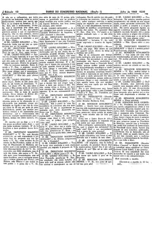 4235Julho de 1968
O SR. LAURO SOLLERO ..- l'~r­
feitamente. Na próxima reunião poderei
complementar, em adendo ao meu depoi-,
mente, posso apresensir exatamente, SC~­
nador; o poder, o conceito e a origem
délc. Há outras perguntas lígadas ao
aspcclo~'econômico da nossa missão:''A'
indústrla nacional, Senador. sob o ponto
de vista químico: a origem dos c!clmná-
licos ..- que vemos aqui - os meios de
obtenção, Há mais alguma coisa'
O SR. SENADOR ADALBERTO
SENNA _ Não. Quero saber a pro-.
ccdência , -
O SR. DEPUTADO MAURIC;O
GOULART ~ Qual é a matéria-prima?
Prlnnttvamcnte, originária, ••
O SR, SENADOR ADALllERTO
SENNA ~ Isso passa por uma 'li'ric
de transformaçõesi sÓ quero saber a jni.'
cíal. Hã muitos produtos derivados do
petróleo.
O SR, LAURO SOLLERO - Na
próxima sem"na cm adendo ao meu de.~
polmento•• ,
O SR. SENADOR ADALBER TO
SENNA _ V. Exa, poderá redillira
pergu,nln como melhor entender do pon-
lo de -vlsta farmacológico. Eu quero
apenas deixar expresso o meu pensa-
mente, o que eu quero saber. _
O SR. LAURO SOLLERO _ De,~).
culpe. Senador, mas aproveito para
mandar' uma separata sõbr~' a scnslb'Ií-
sação. da pele•.Já essa documentação
consegui (qter agora. e uma fotocópia
dcssa perl1unla. para mostrar que o pró-
blema está despertando o interéssc de
todos.
O SR, SENADOR ADALBERTO
SENNA -"" Estou satisfeito.
OSR. SENADOR RAUL GlUBER-
TI - 'Sr. Presidente. em pOllcas_pala_
'Iras queria congratular.me c6nm ri lese
do Deputado Mauricio Goulart pela iul-'
ciativa desta Comissão, que' tem permI-
tido ,a passagem ,I,elo Congresso Na.
cional. de figuras as mais expressivas'.
Hoje. temos a honra de ollvir " cminente
Professor Lauro Solero, homem que. <1"5-
de -seus primeiros PilsSOS na Faculdade
de Medicina. couvive com ,a farmacolo.
gia. sendo hole profcssor de' farmacqlogia
da Faculdade, acima citada, 'hgmem 'luz:
atrav,és de' seus trabalhos. pllblicações,
conferências. tem se destacado, não Só
no Brasil, como no' muódo inteiro, s~n.
do por isso exemplo para a medicina
brasileira e coutempqrâneos da faculdade.
Era o que: tinha a dizcr.
O SR. PRESIDENTE ,(Sel1<1!lor '.
Milton Campos) _ Antcs de encerrar
os trabalhos. quero 1I11radecer ao ilustre
Profcssor Lauro Solero, asila prescnça.
Trata·se de uma autoridade das mais
destacadas no assunto e que muito nos
hourou com o sell comparedlUc~to,
Esfll cncerrada- a rCII'nlão.
.(levanta·se a reunião às 18 !JO~
ras) .'
(Seçiio I)
'J
OTARIO DO CONORESSO NACIONAL:1 Sábado 13
(e
.A não ser a cafíaspírlna, que tenho uma série' de mais de 15· países, pelo ciclamatos. Sou de opinião que não pode
I
I comprado em botequins. todos os outros menos _ permitindo que os produtos o cíclamato, no momento, (entre vireu-
medicamentos. embora sem receita -mé- sejam vendidos sem receita médica. -nas ias). sofrer qualquer restrição, e 'muit
dica, eu os compro na farmácia, E. V. em lugares limitados, sem livre acesso menos ser regulado por medicamentos,
'Sol!. dlrá, não é medicamento, Perfeí- às crianças, pelo mcnos?· pÔís,'se a isso chegássemos, haveria ne-
to. mas a inocuidad,e dêle alada não O SR. LAURO SOLLERO _ Ai é ccssidade de mo'difkar completamente a
está .comprovada e V. 'Sa. não ~~o~da que considero uma grande vantagem da versão dos outros, No n/omentol .Mas
posstveís provas a que as expcnencias C missão Parlamentar de Inquérito, ê V. Exa . disse bem, Eu sugiro O se-
~hegtlrão. Dai eu' nã? :n:endcr, ~e.ntro p~der provocar a drscussão , gulntc: mudando tudo - eu não diria
(la lucidez ,do se~ raClOCJnIO, da firmeza ,/ OSR DEPUTADO MAURiCIO nada, , _
de suas ..Ilnuações, a conclusão a que GOULART;"" Então, depois de todos, O SR. DEPUTADO MAURfCTO
y. Exa. chega. ,. d" t C íssã GOULART·- Inclusive, V. Sa , cs!"
O SR. LAURO SOLLERO __ Mas, êsses epcímcntos c que cs ~ onn o quase sugerindo a maneira da legisla-
Deputado, tenho que me -ater, ao ques- pod,e~á formular suas conclusões e, tomar ção, _ -
tíonúrlo que m; foi-enviado. ' . deÜs°s.
R.'. LAURO SOLLERO ~ Mas, O SR, LAURO S'DLLERO ~ No P'/)'
,- O SR. DEPUTADO MAURíCIO J .' r ít menta, não nego. Mas dentro do que
COUL1RT _ Mas há uma pergunta para cumprl-las , , á ,csta imp ICI ° nas lõr possível lançar, dentro de tõdas as
'!inal, em que V. Exa , assim afírnia , declarações que, ~~ Cl~e., diante dos de- medidas que puder.
O SR. LAURO SOLLERO _ Ape- poimentos, surgtrao dúvidas, Quanto, a Mas se os clclamntos não tiveram
nas em situações :,cspecials, ai é que vem mim. eu as esclareci, A~ora. ,uma coisa outra.vantagem, pelo-menos a vantagem
o problema', Não há nenhuma prova de é responder a um qucstlonárío e outra da .crítlca. Há necessidade de que essas
que nao possa ser usado. a não ser em coisa é responder a pergun~~ qu
d,,a ínstítuíções não flquern caudntérías .c
/li/uações espcctals. Dentro- da pergunta, próprla resposta detcrmlna, o la- possam. como frisou o Deputado Brito
Não há nenhuma restrição. Estou dí- logo. isto é. depois ~as perglln~,::.; q~: Velho. possam pre!tar grande scrvíço
zendo a V. Exa . o scçutntc: quando se pode. amanbã, diante de _tu De~ ao desenvolvimento tecnológico e denti.
eu dísse 'da transitoriedade exatamente. foi feito, chegar a, conclusões , .' c. Iico do Brasil .. Sc essas instituições "lU-
:Não posso afirmar que é' c~ncerígeno. então. a V. Ex~s. êsses comentârlos dassem as pesquisas cientificas, brasílcí-
O SR. DEPUTADO MAURICIO para que V. Ex~s. possam despertar. -1'as. tenho a impressão de que rmilto ".C.
COULART M- ' « I f' amanhã, Isto é so , '
.' - "IS nao pocc .a irmar SR DEPUTADO MAURICIO lhor seria a aluda substancial dos labo-
'lue 11~0 e O . tõ , , 't' . t-
, O S'R 'fAURO SOLLERO _ Não GOULART _ Perfeito, - , ri! orlas unrversi anos, porque en ao-pó-
. , J . ~ U LAURO SDLLERO P déríamos chegar (1 essa conclusão com
tlos50 negar. Então, se não posso aftr- O S~é' 'co tem que chcqar --;;qut
r;
uma opinião nossa. pão com "opiniões
mar, eu me baseei no documento.: V. que ~ cru • 'êst; po- alheias. mas com aquilo que nos Iõsse
Exa 'vai dizer' <:.V Sa não estou o dízer: o dado que possuo e . pcssívcl realizar.
~ssun'to " Mos m'csmo' sendoo do exterior rém, multas vêzcs.: o técnico. ao toca,r ,u ,- ~ , . f d 'Era o que desejúvamos num futuro
é um documento que merece o maior num assunto, êste assunto o erece _OIS não muito longe: voltnr a esta Comissão
acatamento', Não se trata de opinilío aspectos. E tu sou extremamente ,~au· e dizer a V, Exa" Sr, Presicle_nte, quc
,is.olada. Ness~ ,número do ,Bri:ish Me- tcJ(';a'SR, DEPUTADO MAURICIO cumpri meu dever.
clIcai f",rrIUlI, dIz-se o segutntc. GOULART ... E. ao mesmo tempç, O . SR, PRESIDEI"TE, (Senador
_ «Nilo exisie qllalquer rcstrição ao cio muito peremptório. - Mílton ClJmpos) ~'Tem " palavra o
clamato. porém se há eliminação de ci- O SR. LAURO SOLLERO ;...- Pcr- nobre Senador 'AdnJberto Sena.
c!o·eJ<nmiJa tem mostrado, causar per· felfanlente. Sob o ponto de vista lar· O SR, SENADORADALBERTO
tur~açlío 110 ligado e nos rins de rut,os. omacológico os cidamatos '1ão têm qual. SENA _ Queria fazcr, um? pergllnta
eU!;d~ses de 60 ~g ,po~, quilo de peso. qlle~' ação, E são as experiências re· que tem sidl' constantementeilrguídu pelo
Aclll~lhndo.sc. porem, que estudos pos- gistradas aqui, neste, documento. que nuhre Relator. Deputallo Pedrogo Hortn,
teriores venham a ser requestados para deixo com V. Exas, ' mas, parece-me. salvo cochilo dc lIIiuha
demoustrllJ'", que a sIdooexaínila não O SR., DEPUTADO MAURfCIO parte, nesta rcunião não foi feita pur
apresenta qualquer inconvcniente para o GOULART _ Poderia' V. Sa. clizer S. Exa.
homem, mesmo nas doses nçrllmis, etc.. alguma coisa daqui 11 trê.., quatro ou Creio que o ilustre depoedte talwz
etc. cinco. anos. Ee oll'l"i§se uma pergllltil <fín. melhores condições dc responder do
De maneira que eu digo - e é afé como esta?" I . que outros quc' aqui estivéramo
um pouco paradoxal assim, dizer ~ que O SR. LAURO SOLLERO -' Po~ Esta a pcrgunta: qUImicamente, f"bn~
não tenbo nenhuma restrição. E' da lei dkria" V. Exa, dizer que 'a minha res: do, qual a origem dos dc1amatos? l:'c
b:asileiJ'a e êsses produtos foram Jicen. posta seria extremamcnte' '~autelo,sa, De onde' vêm? Qual a sua proveniêncla?
"mdas, tudo isso, permitam.me V. Exas.: um Sob o ponto de 'vista quimico?
O SR. DEPUTADO M~U~rcIO problema lã lcvo quarta-feira•.como~uma O SR. LAURO SOLLERO _ E'
GOULART'..- V. Sa. esta, dlzendo. interrogação. um ácido eiclamático: cuja forma ai estiL
exatamente, 011 estã respondendo à pri· O SR. 'DEPUTADO MAURíC!O Entendo ql!e é matéria de sais. cJoro.
lneira fase da pergunta que 'iria for· GOULART __ Sr', Diretor. comparecerá
mular a V. Sa., como membro da Co- V. Sn. à Comissão? ' - O 'SR. SENADOR ADALBER1'C)
missão de Bio.Parmãcia, suieito ao Ser· O SR. LAURO SOLLERO _ Ter{, SENA -E' origiuária, vem da, hulha,
,viço de Fiscalização da ,Medicina, per· de haver 'uma conclusão o mais rápido por excmplo. do petróleo? Querp dizer
9unto:' qual a sua opinião a 1'espeito do possivel ,em resposta à pergunta de V. a matéria.prima inicial? Ela é um 'slIb-
total descumprimento da le11 V. Sa, jã Exa. " produto de que? ~o seI se cabe está
respondeu com hábil eloqüência, mas di· O SR. DEPUTADO MAURfCIO pergunta.
ante dos dados. não parece a V. Sa .• GOULART..- Muito grato a V. Sa. O SR. LAURO SOLLERO 7' Acho
não mais Como farmacologista. mas afé O SR. LAURO SOLLERO _ Se· que temos que apelar é para os la·
como brasileiro, com o «common'sense:!>. nhor Deputado, permita-me V, Exa .• bricnntes.
que o critério adotado' pela França. pela em couclllsão: não existe trabalho ai· O SR. SENADOR ADALBERTO
Bélgica,. pelo México e por tantos 011· Çfum" pelo qual se ,possam admitir eEel- SENNA ~ V. Sa. tem meios' de apu.
trÔs p'alseS - e posso dar a V. Sa. tos nocivos e conseqüenteS' aO uso de rar Isto p'ara nósl "~~C7__._-_ ,c -
 