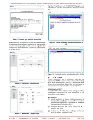 Design and Simulation of Secure Network for University Campus | PDF