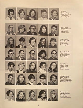 Jill Perry
Donnie Pierce
Cheri Pietrafesa
Tom Pinnow
Randi Popiel
Pam Prebble
M ary Presentadi
Wiley Pri ce
Sharon Pruitt
Wayne Quick
Sue Quinnel
Dave Randall
Dana Reck
Lisa Renfree
Pam Reynolds
Dave Richardson
Tim Ritchey
Mark Rodriquez
Pixie Rose
Rick Rosiere
Steve Rowe
Chuck Runge
Shelly Ryan
Sherry Sacks
Bunny Scherer
Craig Schmidt
Pam Schrader
Shelley Schreiner
David Schuemaker
Sonny Schneider
Morag Scott
Gayla Seastone
Sandy Sebesta
Cris Seidel
Linda Sidebottom
 