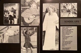 Today, activities and
clubs receive
attention along with the
basics of education.
Every experience in life
offers a person the
chance to learn
from it.
School functions and
organizations
extend the
same
opportunity, but they
only educate those
who put time and
effort into
them.
 