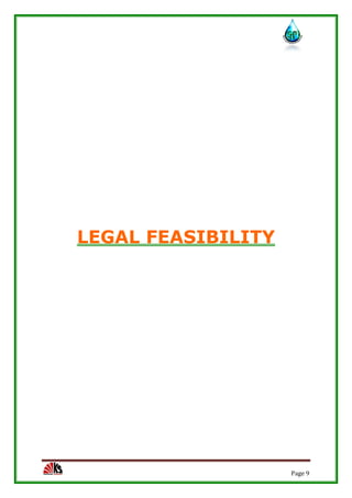 Page 9
LEGAL FEASIBILITY
 