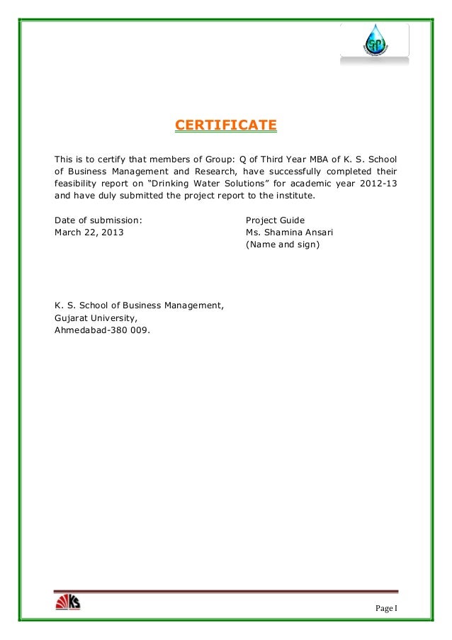 Feasibility Study