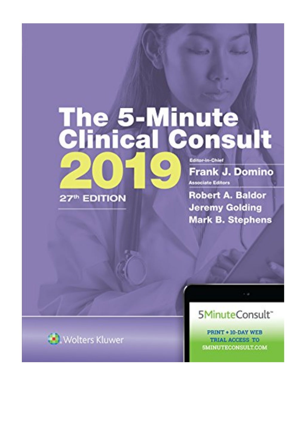 (2018) The 5Minute Clinical Consult 2019 (The 5Minute Consult Series