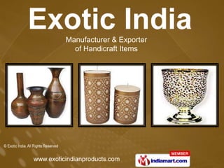 Manufacturer & Exporter of Handicraft Items 