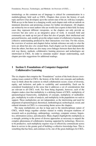 International Handbook of Computer Supported Collaborative Learning | PDF