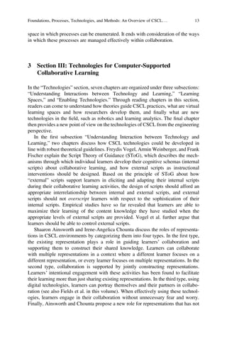 International Handbook of Computer Supported Collaborative Learning | PDF