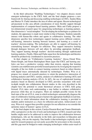 International Handbook of Computer Supported Collaborative Learning | PDF