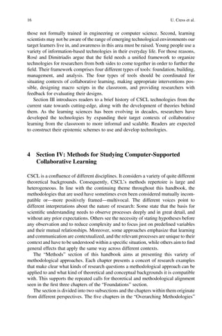 International Handbook of Computer Supported Collaborative Learning | PDF