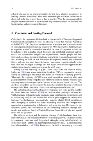 International Handbook of Computer Supported Collaborative Learning | PDF