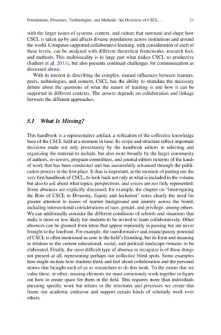 International Handbook of Computer Supported Collaborative Learning | PDF