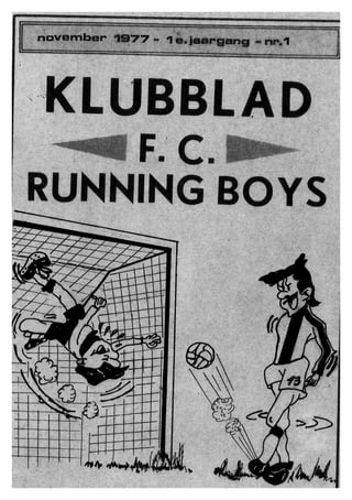 Clubblad Running Boys Mechelen 197711 197809