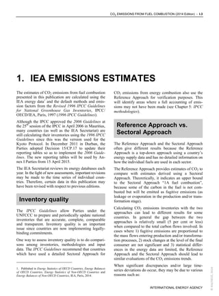 CO2 emissions from fuel combustion 2014 edition. Edition Oecd | PDF