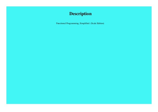 PDF]✓download⚡ Functional Programming Simplified (Scala Edition)