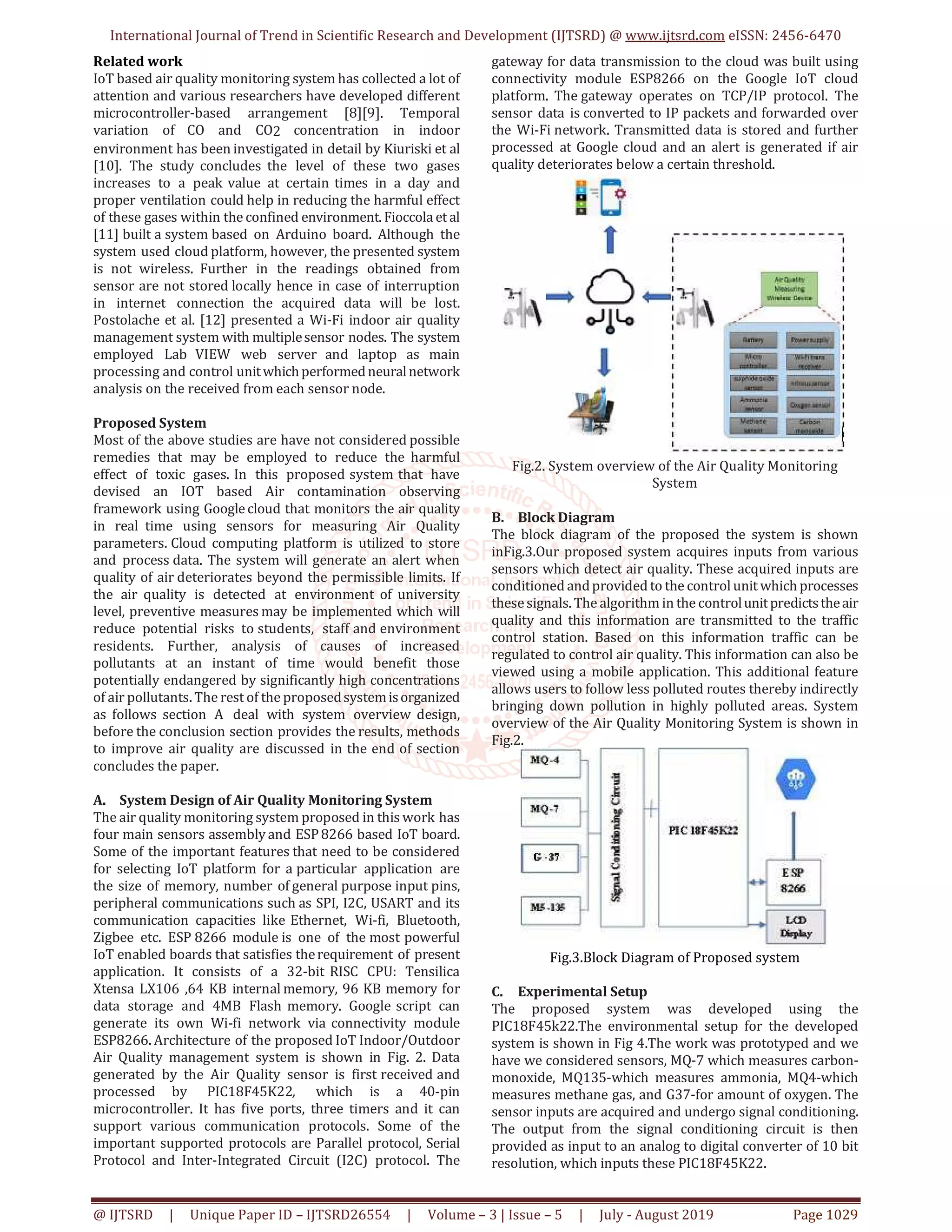 Air Quality Monitoring and Control System in IoT | PDF