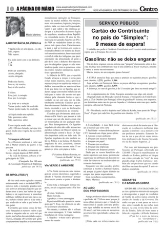 O Centro - n.º 62 – 19.11.2008