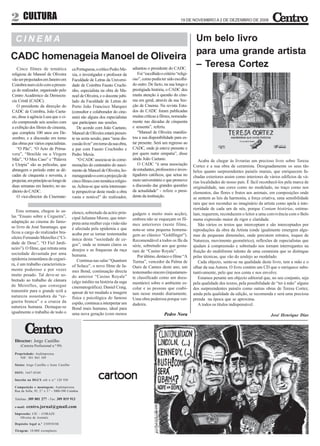 O Centro - n.º 62 – 19.11.2008