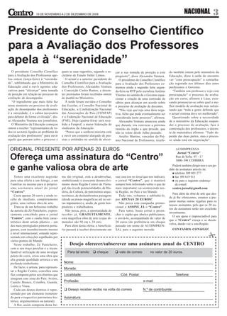 O Centro - n.º 62 – 19.11.2008