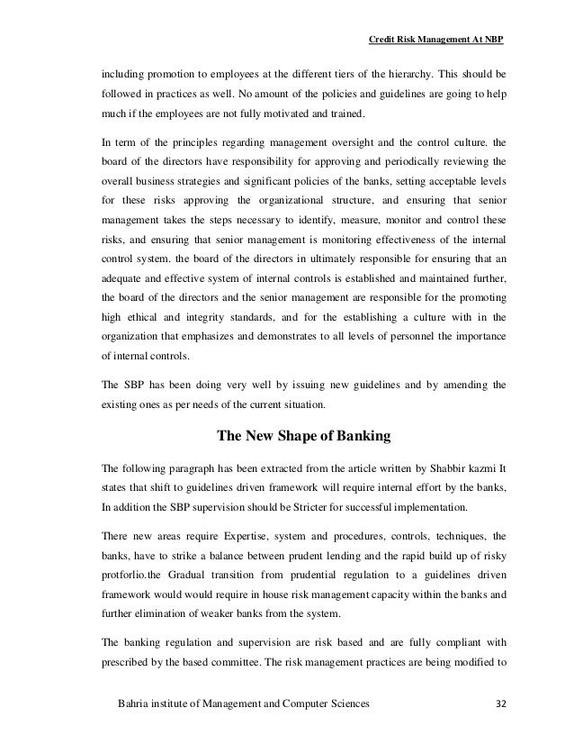 credit risk management in commercial banks thesis credit risk management in commercial banks thesis