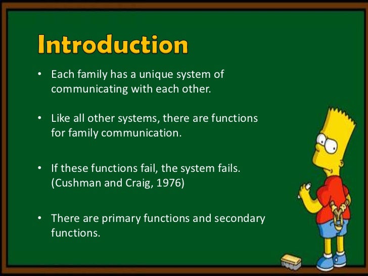 197 family functions and communication patterns