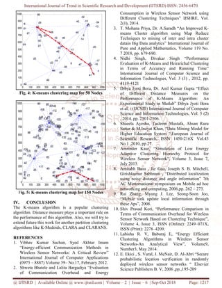 Performance Analysis of K-mean Clustering Map for Different Nodes | PDF