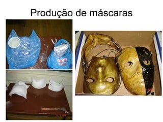 Produção de máscaras
 