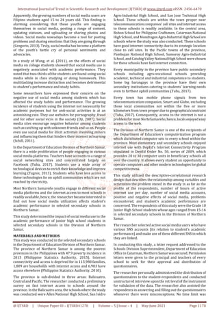 Social Media Use and Junior High School Student’s Academic Performance ...