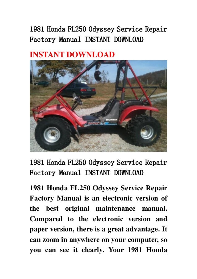 1983 honda odyssey fl250 owners manual