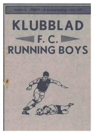 Clubblad Running Boys Mechelen 198303 198308